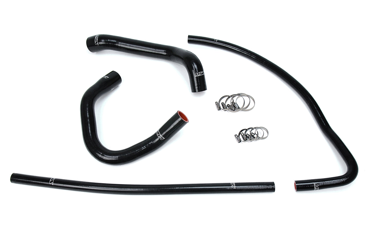 HPS Black Reinforced Silicone Radiator + Heater Hose Kit Jeep 93-98 Grand Cherokee 4.0L I6 Left Hand Drive 57-1690-BLK
