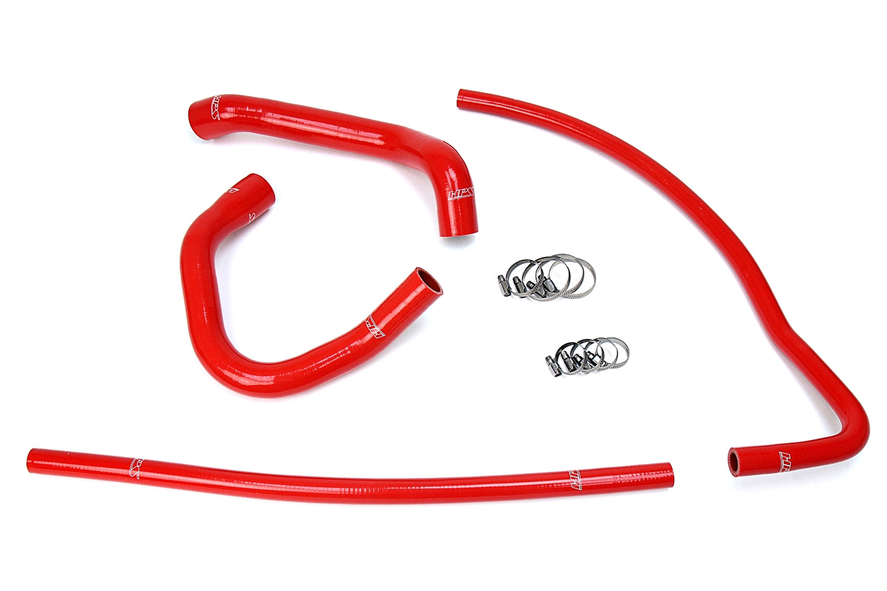 HPS Red Silicone Radiator + Heater Hose Kit 1993-1998 Jeep Grand Cherokee 4.0L I6 ZJ 57-1690-RED