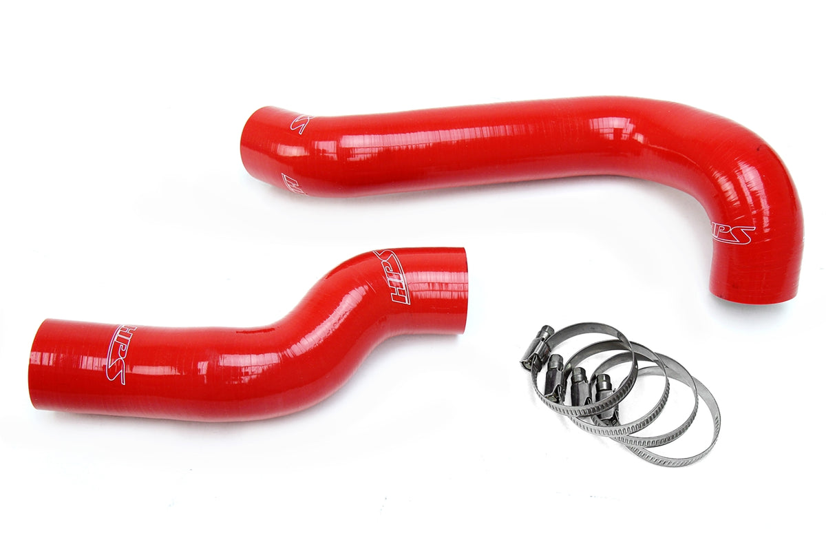 HPS Red Reinforced Silicone Radiator Hose Kit Coolant BMW 01-05 E46 325i 325Xi M54 2.5L 57-1698-RED