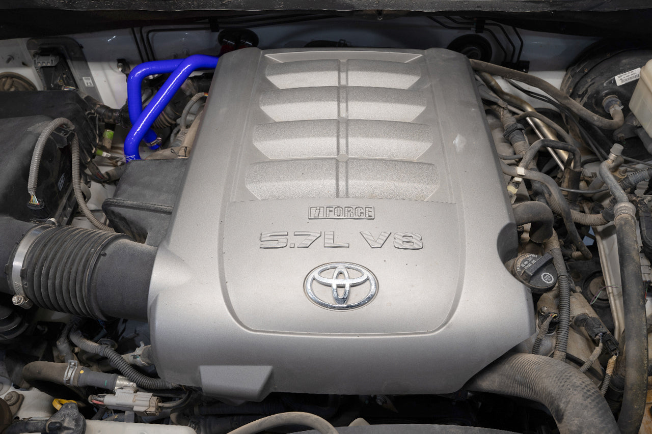 HPS Blue Reinforced Silicone Heater Hose Kit Coolant Toyota 07-11 Tundra 5.7L V8 57-1702-BLUE