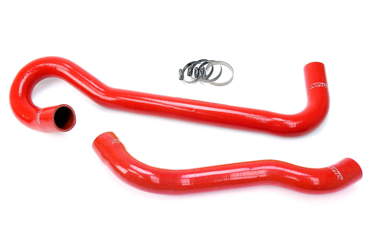 HPS Red Reinforced Silicone Radiator Hose Kit Coolant Jeep 05-08 Grand Cherokee 5.7L V8 WK1 57-1704-RED