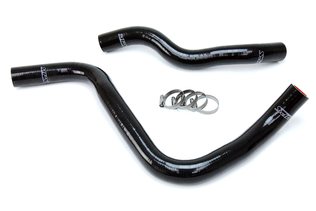 HPS Black Reinforced Silicone Radiator Hose Kit Coolant Honda 03-07 Accord 3.0L V6 57-1705-BLK