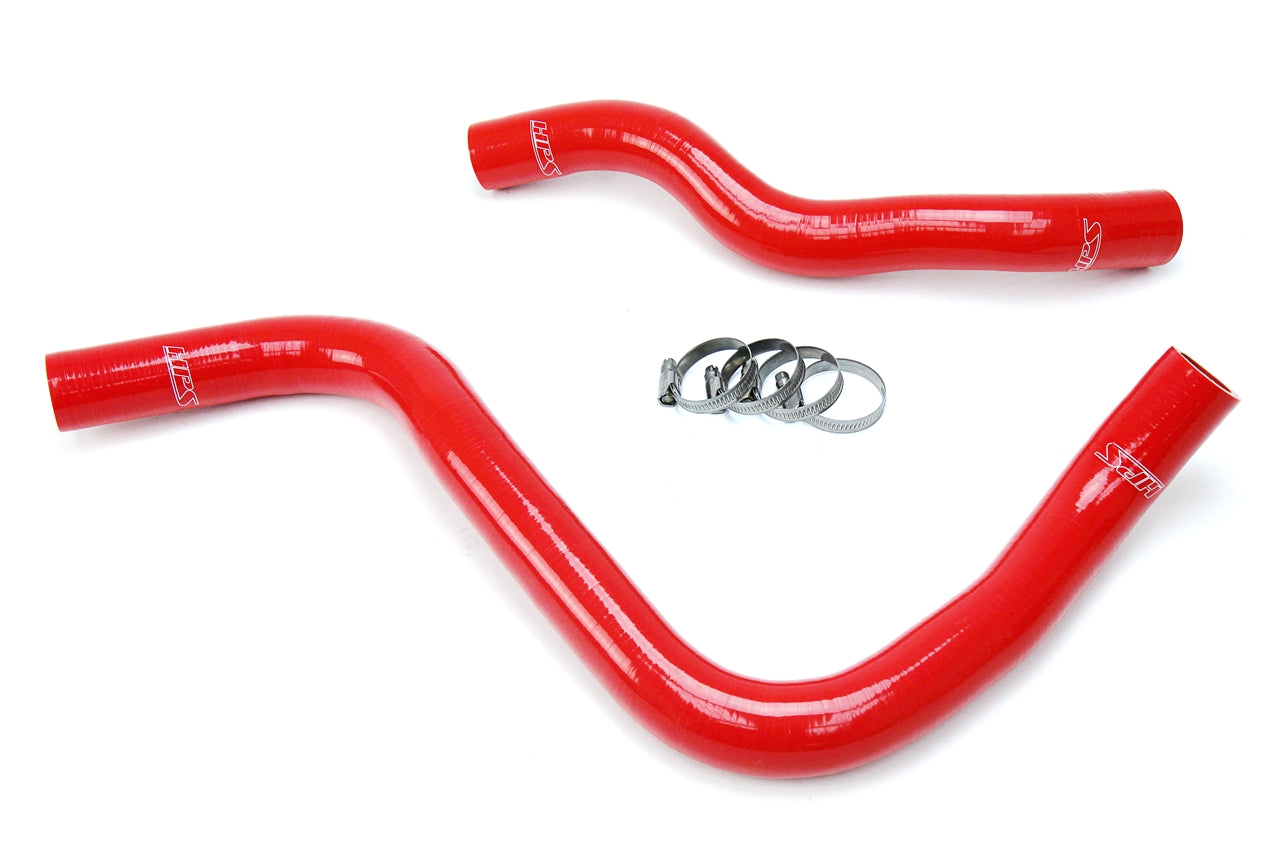 HPS Red Reinforced Silicone Radiator Hose Kit Coolant Honda 03-07 Accord 3.0L V6 57-1705-RED