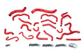 HPS Red Reinforced Silicone Radiator + Heater Hose Kit Coolant Toyota 17-18 Land Cruiser 5.7L V8 57-1709-RED