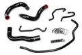 HPS Black Reinforced Silicone Radiator Hose Kit Coolant Toyota 14-18 Corolla 1.8L 57-1724-BLK