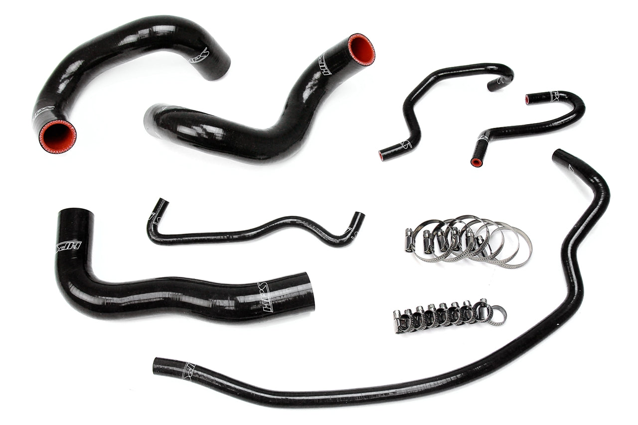 HPS Black Reinforced Silicone Radiator Hose Kit Coolant Toyota 14-18 Corolla 1.8L 57-1724-BLK