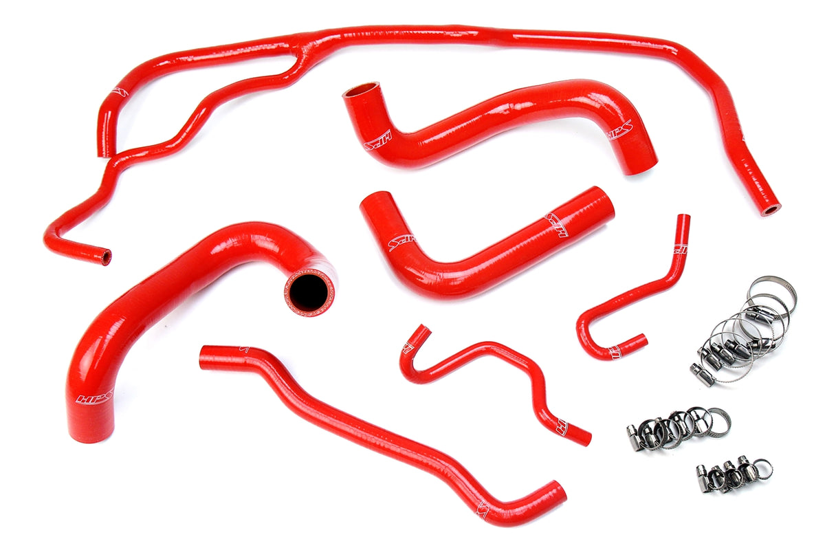 HPS Red Reinforced Silicone Radiator Hose Kit Coolant Toyota 17-18 Corolla iM 1.8L 57-1725-RED