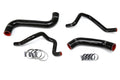 HPS Black Reinforced Silicone Radiator + Heater Hose Kit Subaru 2004-2005 Impreza 2.5L Non Turbo Left Hand Drive 57-1733-BLK