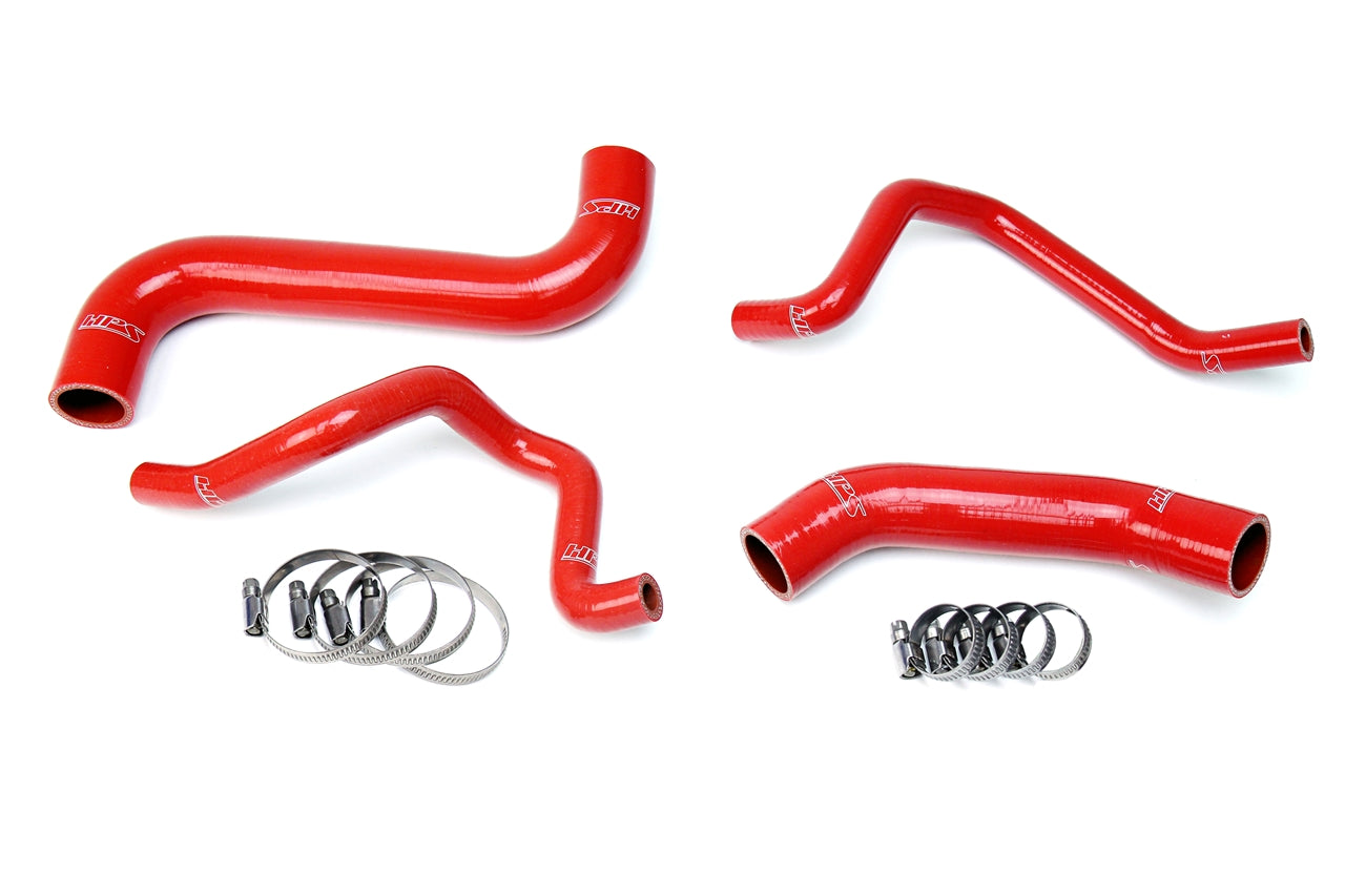 HPS Red Reinforced Silicone Radiator + Heater Hose Kit Subaru 2004-2005 Impreza 2.5L Non Turbo 57-1733-RED