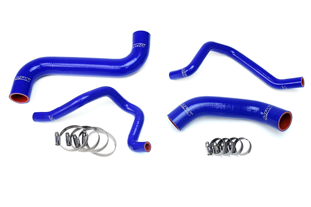 HPS Blue Reinforced Silicone Radiator + Heater Hose Kit Subaru 2006-2007 Impreza 2.5L Non Turbo 57-1734-BLUE