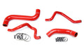 HPS Red Reinforced Silicone Radiator + Heater Hose Kit Subaru 2006-2007 Impreza 2.5L Non Turbo 57-1734-RED