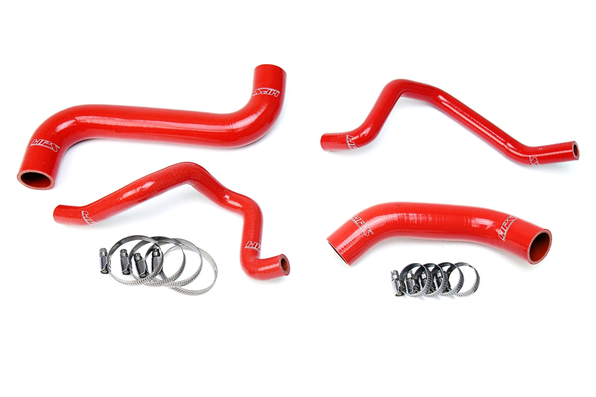 HPS Red Reinforced Silicone Radiator + Heater Hose Kit Subaru 2006-2007 Impreza 2.5L Non Turbo 57-1734-RED