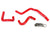 HPS Red Silicone Engine Oil Cooler Coolant Hose Kit Nissan 03-06 350Z 3.5L V6 VQ35DE , 57-1748-RED