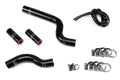 HPS Black Silicone Radiator Coolant Hose Kit Yamaha 16-18 YZ250X 2 Stroke 57-1756-BLK