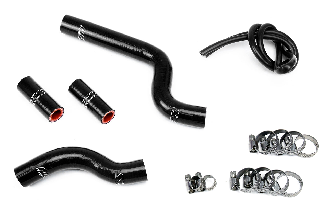 HPS Black Silicone Radiator Coolant Hose Kit Yamaha 16-18 YZ250X 2 Stroke 57-1756-BLK