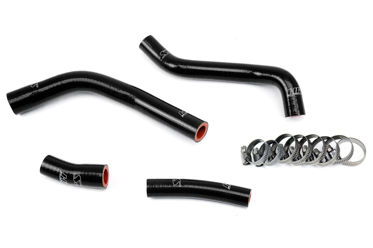 HPS Black Silicone Radiator Coolant Hose Kit Yamaha 14-17 YZ450F 2 Stroke 57-1757-BLK