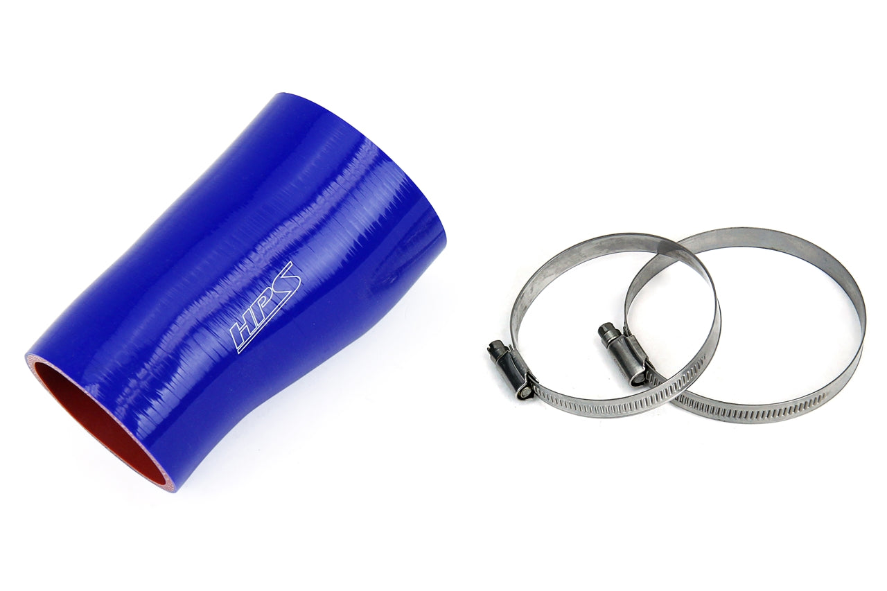HPS Blue Silicone Post MAF Air Intake Hose Kit Honda 17-19 Civic X Type R 2.0L Turbo 57-1765-BLUE