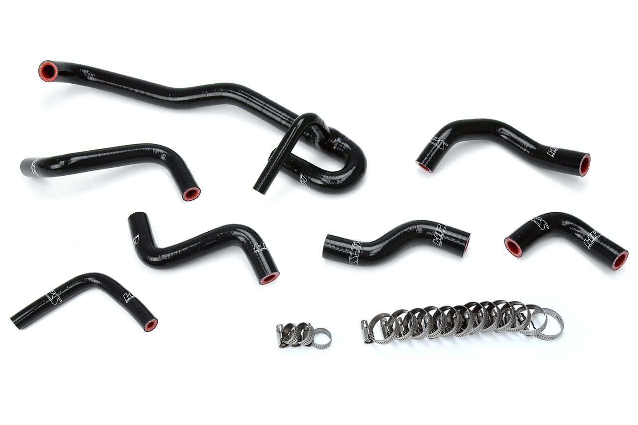 HPS Black Silicone Heater Hose Kit 1990 1991 Toyota 4Runner 3.0L V6 Rear Heater 57-2190-BLK