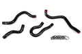 HPS Black Silicone Heater Hose Kit 1999-2000 Honda Civic Si B16 1.6L DOHC 57-1769-BLK