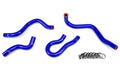 HPS Reinforced Blue Silicone Heater Hose Kit Coolant Honda 99-00 Civic EM1 Si B16 1.6L DOHC 57-1769-BLUE