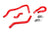 HPS Red Silicone Heater Coolant Hose Kit 1996-2000 Honda Civic EK CX DX LX 1.6L D16 SOHC 57-1773-RED