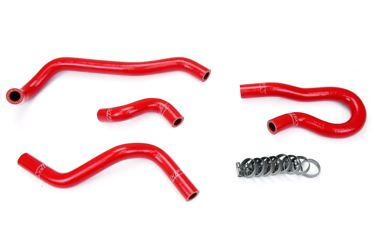 HPS Red Silicone Heater Coolant Hose Kit Honda Civic Del Sol S Si VTEC, 57-1775-RED