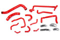 HPS Red Reinforced Silicone Radiator + Heater Hose Kit Coolant Nissan 89-94 Skyline GTR R32 RB26DETT Twin Turbo 57-1782-RED