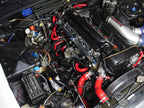HPS Silicone Radiator + Heater Hose Kit Installed 1989-1994 Nissan Skyline GTR R32 RB26DETT Twin Turbo 57-1782