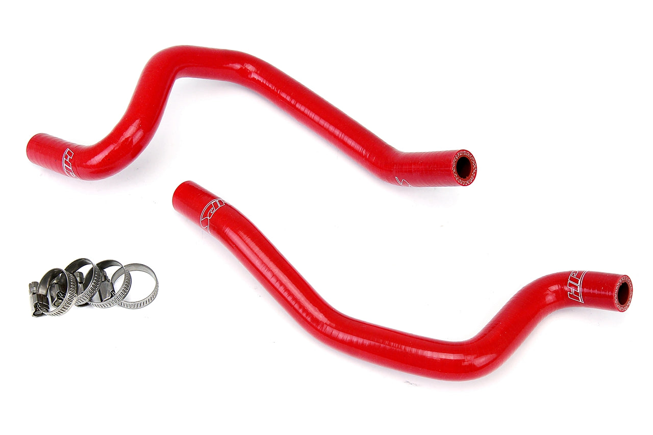 HPS Red Silicone Heater Coolant Hose Kit Subaru 2002-2003 WRX 2.0L Turbo, 57-1802-RED