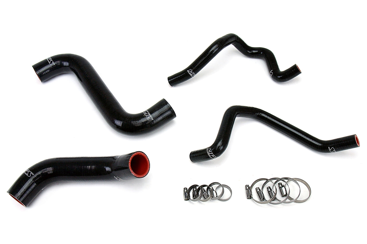 HPS Black Silicone Radiator + Heater Hose Kit 2006-2007 Subaru Impreza WRX 2.5L Turbo 57-1811-BLK