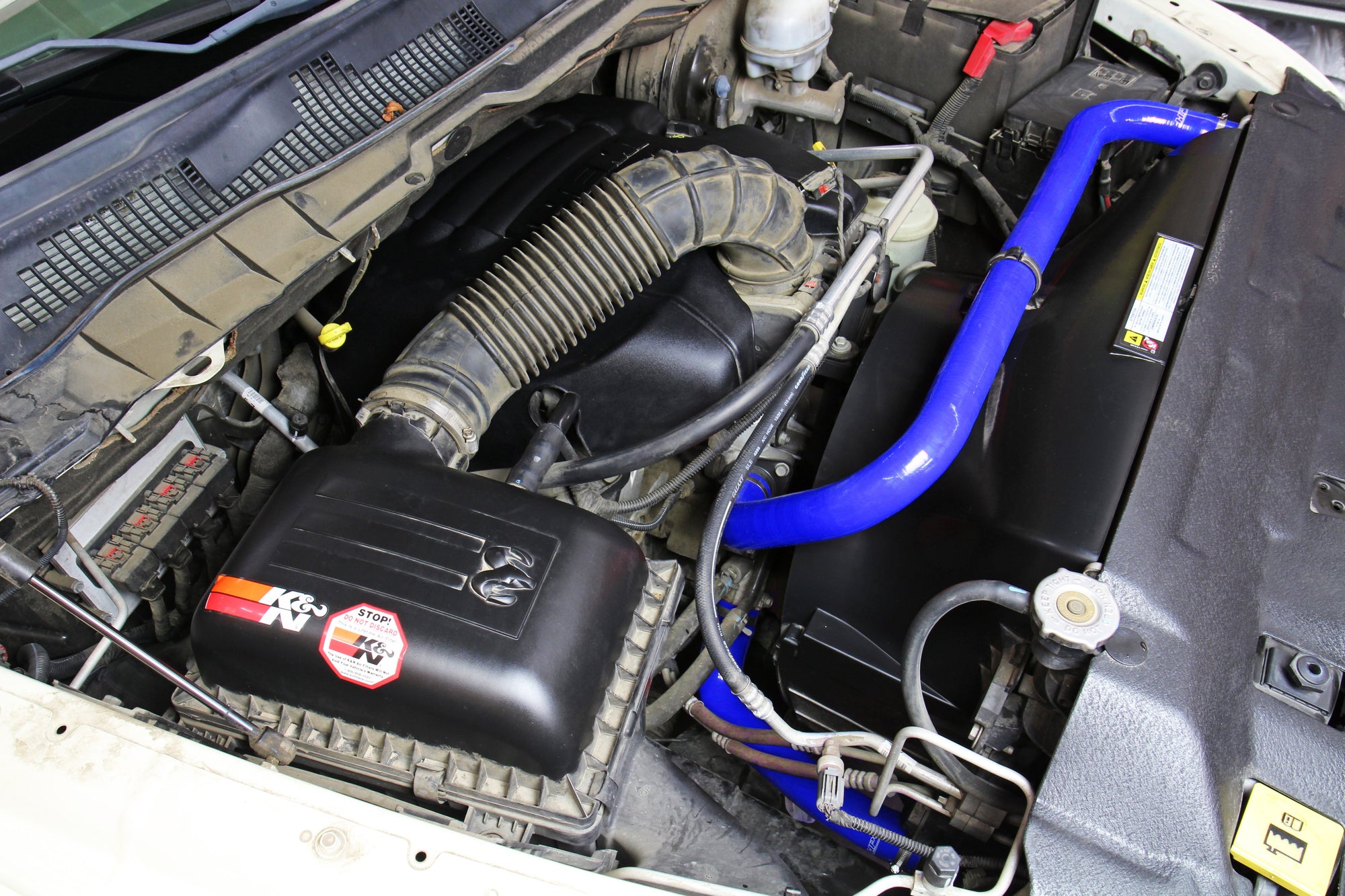 HPS Blue Silicone Radiator Hose Kit replace Dodge 2009-2019 Ram 1500 Pickup 5.7L V8 OEM upper and lower coolant hoses