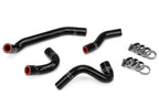 HPS Black Silicone Radiator Coolant Hose Kit 2018 2019 KTM Duke 390 57-1824-BLK