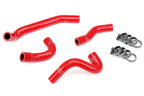 HPS Red Silicone Radiator Coolant Hose Kit 2018 2019 Husqvarna Svartpilen Vitpilen 401 57-1824-RED