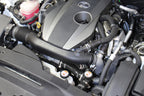 HPS Black Silicone Lower Upper Radiator Hoses installed 2018-2025 Lexus IS300 2.0L Turbo 57-1829-BLK