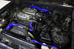 HPS Blue Silicone Radiator and Heater Hose Kit Installed 1990 1991 Toyota 4Runner 3.0L V6 Rear Heater 57-2191-BLUE