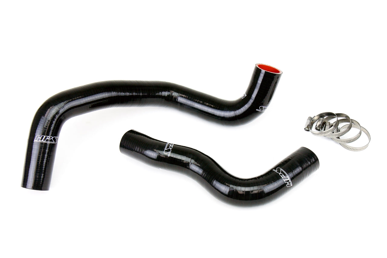 HPS Black Silicone Upper Lower Radiator Coolant Hose Kit 2014-2016 Infiniti Q50 3.7L V6 57-1833-BLK