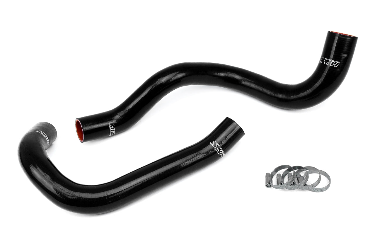 HPS Black Silicone Lower and Upper Radiator Coolant Hose Kit 1999-2004 Jeep Grand Cherokee WJ 4.0L I6 57-1834-BLK