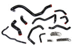HPS Black Silicone Radiator Coolant Hose Kit Volkswagen 99-06 Golf GTI MK4 1.8T Turbo Manual Trans LHD 57-1838-BLK