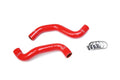 HPS Reinforced Silicone Radiator Hose Kit Coolant, Toyota 96-02 4Runner V6 3.4L, Red 57-1839-RED