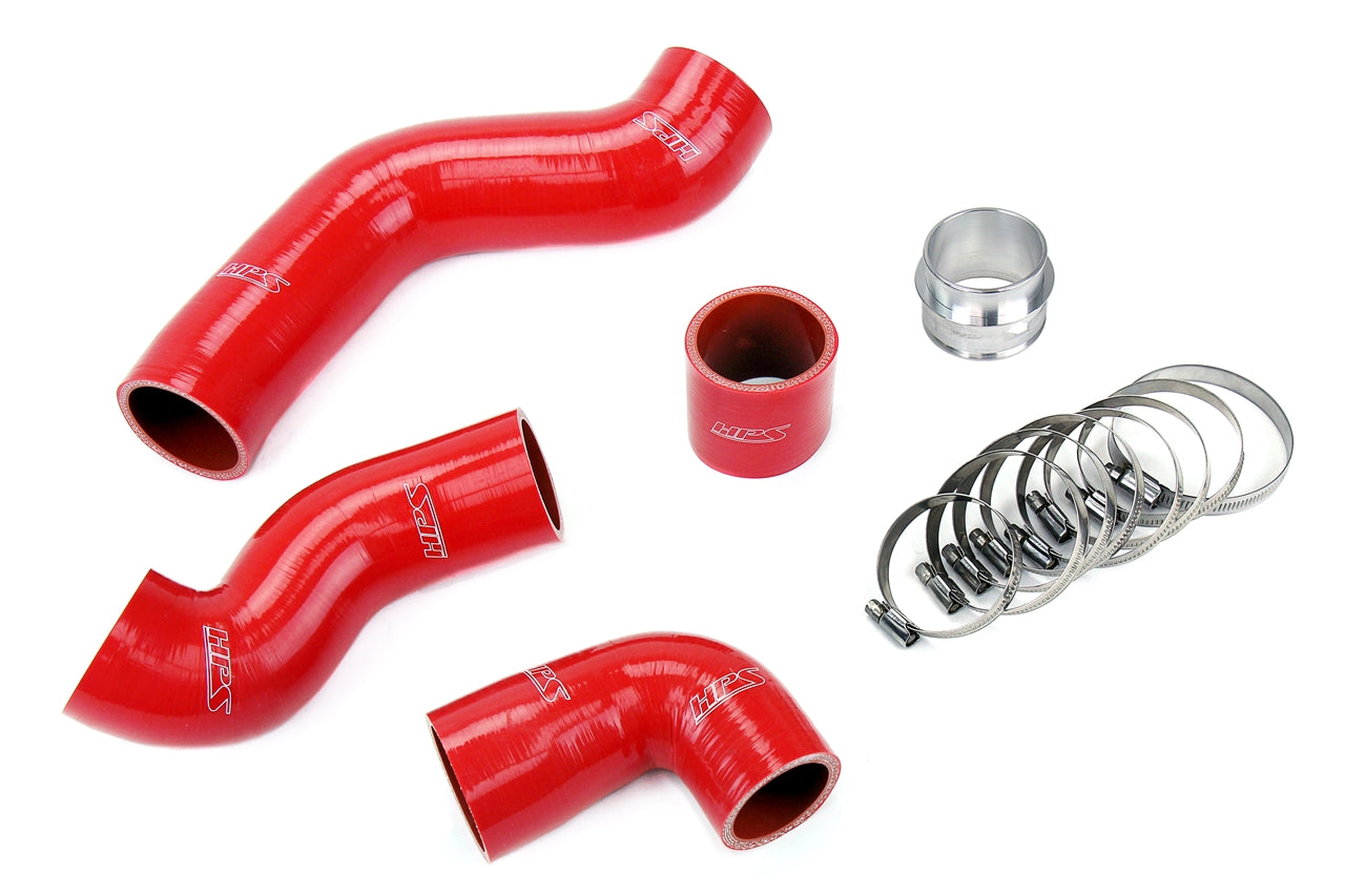 HPS Red Silicone Intercooler Boots Hose Volkswagen 99-06 Golf GTI MK4 1.8T Turbo 57-1845-RED