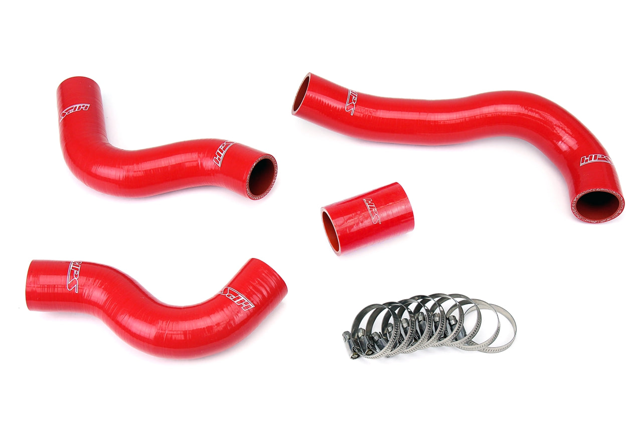 HPS Red Silicone Lower and Upper Coolant Hose Kit Nissan 84-89 300ZX 3.0L V6 NA Turbo 57-1847-RED