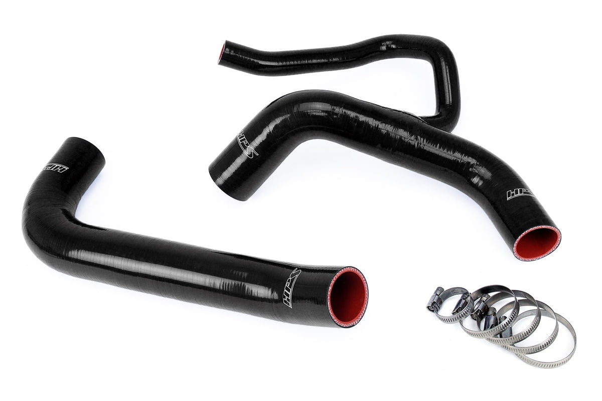 HPS Black Silicone Lower Upper Radiator Coolant Hoses 2015-2023 Dodge Charger SRT Hellcat Hemi 6.2L V8 Supercharged 57-1848-BLK