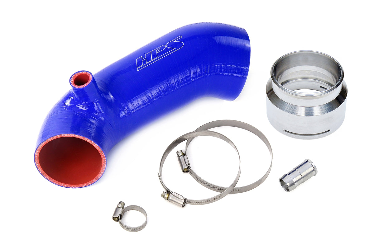 HPS Performance 57-1851 Toyota GR Supra A90 MK5 3.0L B58 Silicone Intake Hose Kit Parts Blue