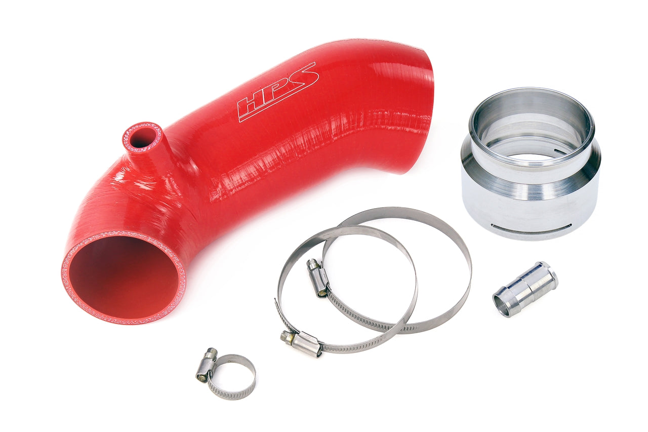 HPS Performance 57-1851 Toyota GR Supra A90 MK5 3.0L B58 Silicone Intake Hose Kit Parts Red