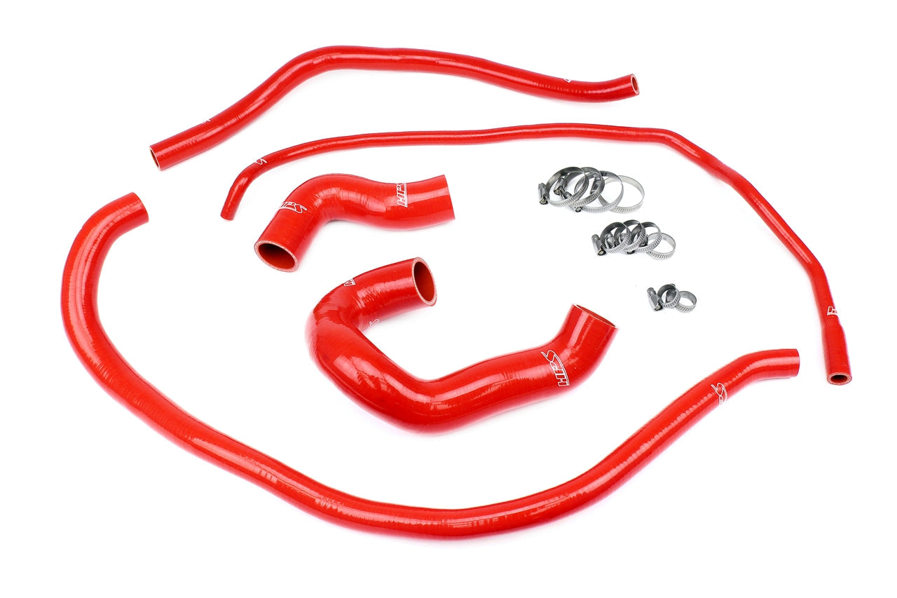 HPS Red Silicone Radiator Heater Coolant Hose Kit 2008-2010 BMW 135i 3.0L Turbo N54 E88 E82 57-1860-RED