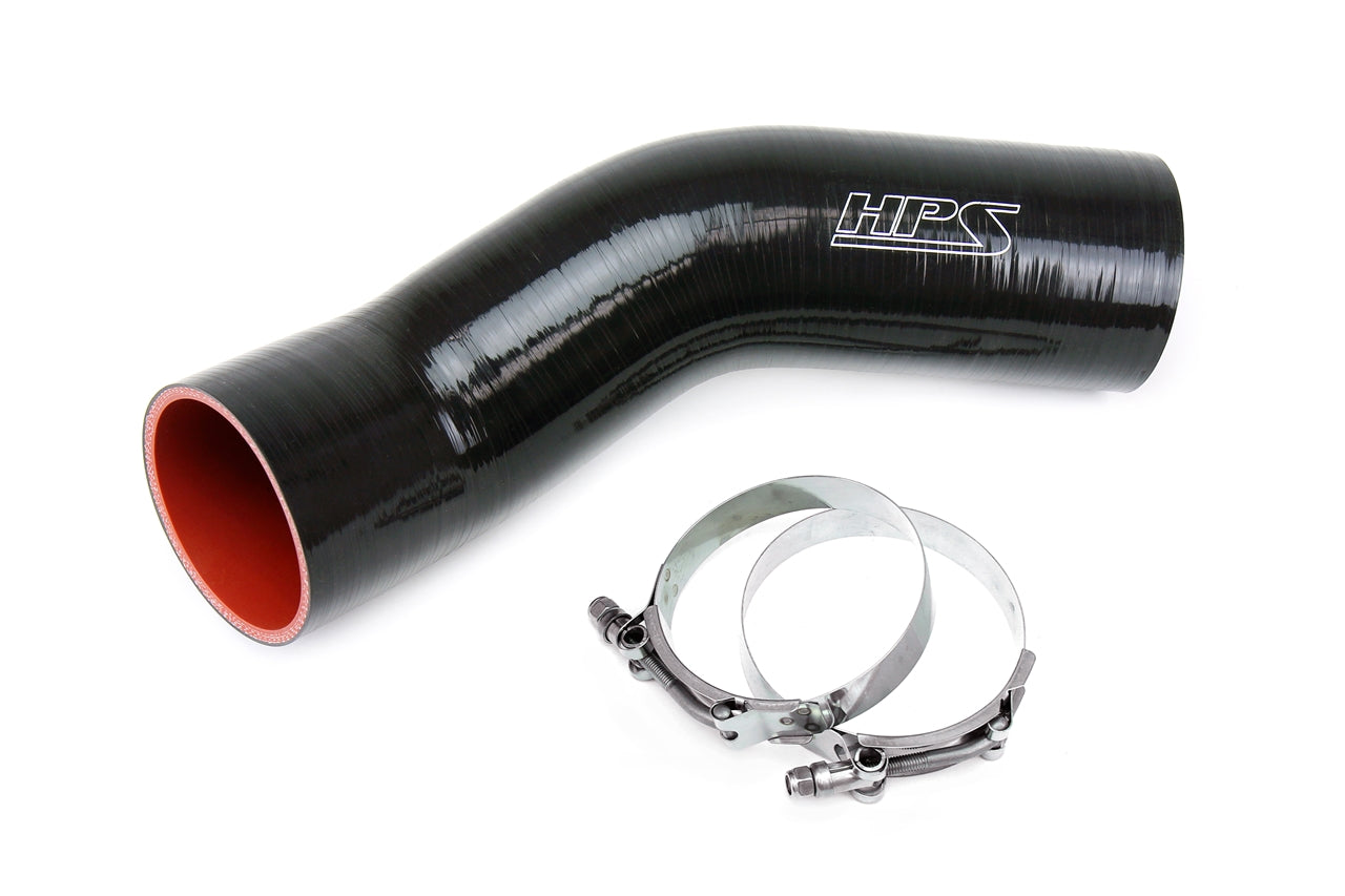 HPS Black Silicone Post MAF Air Intake Hose Kit Toyota 1993 1994 Land Cruiser 4.5L 1FZ-FE , 57-1879-BLK