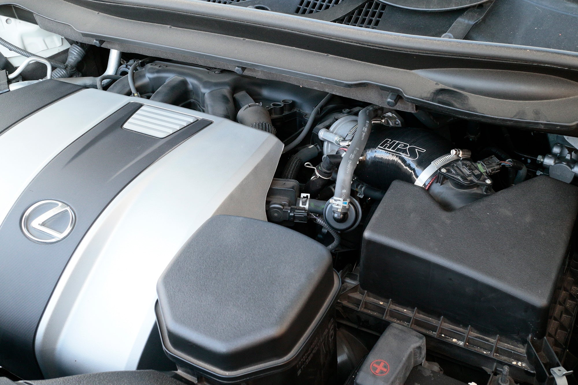 HPS Silicone Post MAF Cold Air Intake Hose Kit Lexus 2016-2020 RX350 3.5L V6 installed 57-1880