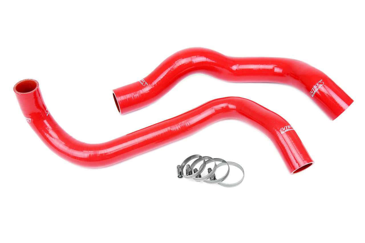 HPS Red Silicone Lower Upper Radiator Coolant Hose Kit 97 98 Ford Mustang 3.8L V6 57-1902-RED