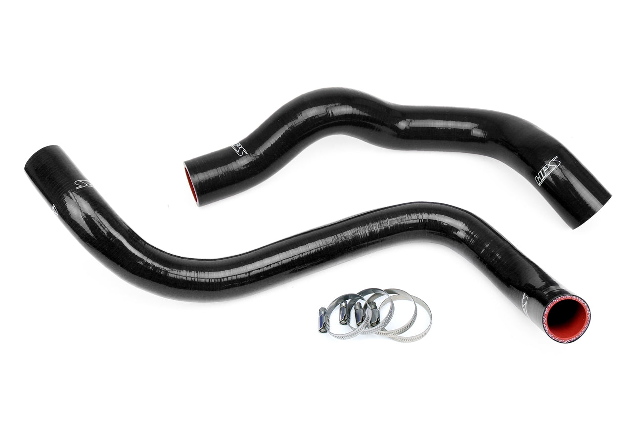 HPS Black Silicone Lower Upper Radiator Coolant Hose Kit 99-04 Ford Mustang 3.8L V6 57-1903-BLK