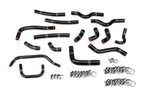 HPS Black Silicone Heater Hose Kit Complete 16pcs Set, Toyota 03-07 Land Cruiser 4.7L V8 J100, 57-1911-BLK
